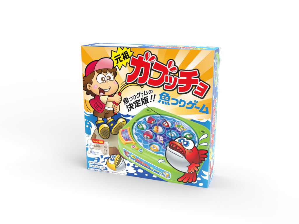 Amazon.co.jp: 石川玩具 元祖ガブッチョ魚つりゲーム : おもちゃ
